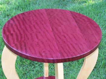 purple heart table