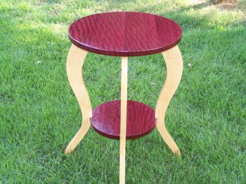 purpleheart table