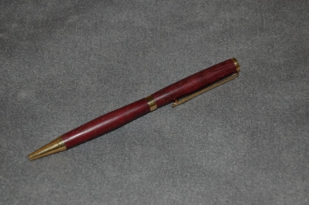 Purpleheart Gold Pen