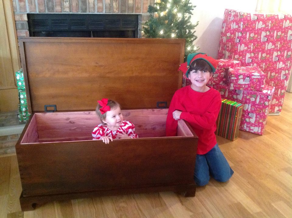 Cherry Blanket Chest