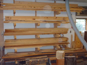 Wall Lumber Rack