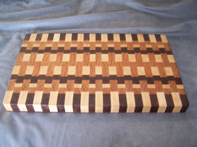 Walnut cherry maple cutting board